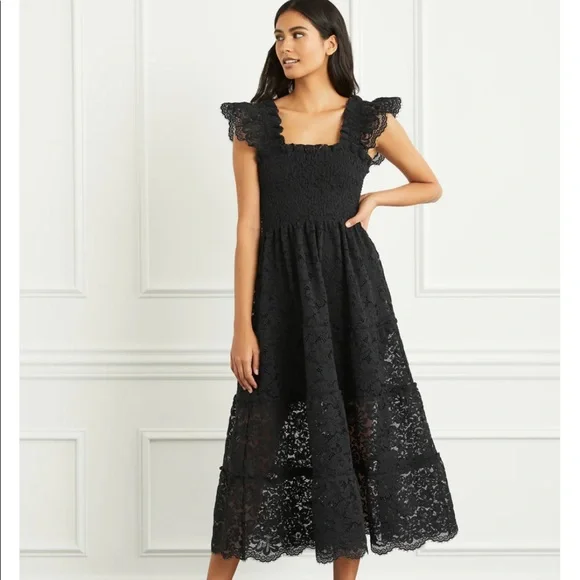 Hill House | The Lace Ellie Nap Dress | Collector’s Edition | Black Lace - Picture 1 of 9